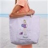 Large Beach Bag with Model