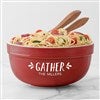 Product Thumbnail Red Ceramic Serving Bowl