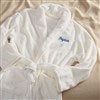 Ivory Fleece Robe