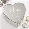 Product Thumbnail Silver Heart Keepsake Box