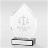 Pmall thumb Personalized Logo Glass Geometric Flame Award  - 41285