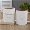 11 oz. Pink mug