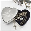 Product Thumbnail Silver Heart Keepsake Box  Opened