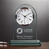 Pmall thumb Engraved Logo Glass Clock  - 41548