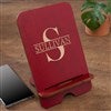 Product Thumbnail Red Wooden Phone Stand