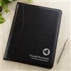 Pmall thumb Personalized Logo Black Leather Portfolio  - 41569