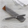 Pmall thumb Personalized Logo Leatherette Pen- Charcoal  - 41574