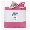 Pmall thumb Embroidered Logo Beach Tote - Pink - 41627