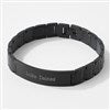 Product Thumbnail Engraved Gunmetal ID Bracelet for Him