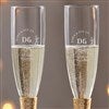 Pmall thumb Personalized Logo Gold Hammered Toasting Flutes - 41958