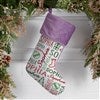 Product Thumbnail Purple Stocking