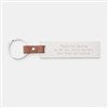 Engraved Ruler Keychain for Dad Back