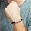 Product Thumbnail Sterling & Leather Bracelet on Model