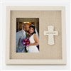 Engraved Family Cross Picture Frame
