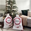 Personalized North Pole Santa Sacks