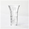 Pmall thumb Corporate Engraved Vera Wang Crystal Leaf Vase  - 43010