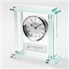 Pmall thumb Corporate Engraved Jade Glass Desk Clock  - 43011