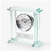 Pmall thumb Corporate Engraved Jade Glass Desk Clock  - 43011