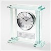 Pmall thumb Corporate Engraved Jade Glass Desk Clock  - 43011