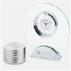 Pmall thumb Corporate Engraved Round Clock and Paperweight Set  - 43014