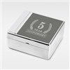 Pmall thumb Corporate Engraved Silver and Gunmetal Keepsake Box  - 43019