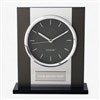 Pmall thumb Corporate Engraved Recognition Black and Silver Tabletop Clock  - 43020