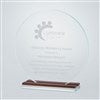 Pmall thumb Personalzied Logo Office Round Glass and Wood Award  - 43026