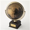 Pmall thumb Corporate Engraved Recognition Black and Gold Globe Award  - 43034