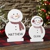 Watercolor Snowmen Shelf Sitters