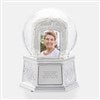 Engraved Memorial Photo Snow Globe 