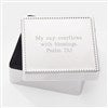 Product Thumbnail Religious Beaded Keepsake Box 