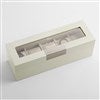 Engraved for Mom- White Wooden Watch Box