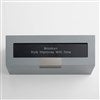 Birthday Metallic Grey Wooden Watch Box 