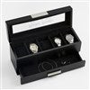 Product Thumbnail Inside Black Wooden Watch Box