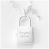 Product Thumbnail Sterling Silver Locket and Key Necklace 