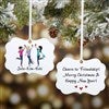 alt='Cheers to Friendship philoSophie's® Personalized Metal Ornament'