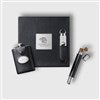Pmall thumb Personalized Logo Vegan Leather Cigar and Flask Set - 43887
