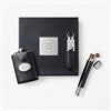 Pmall thumb Personalized Logo Vegan Leather Cigar and Flask Set - 43887