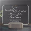 Grandparent Love LED Glass Keepsake