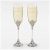 Product Thumbnail Engraved Engagement Cathedral Flute Set