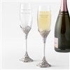 Product Thumbnail Engraved Engagement Cathedral Flute Set