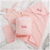 Pink Bath Set Contents 