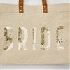Detail of Bride Canvas & Gold Tote Bag