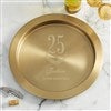 Pmall thumb Personalized Logo Engraved Round Gold Serving Tray - 44375