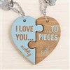 Product Thumbnail Blue Keychain Together