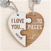 Product Thumbnail White Keychain Together