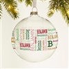 Round Bulb Glass Ornament