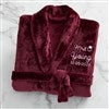 Product Thumbnail Maroon Fleece Robe