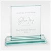 Pmall thumb Personalized Logo Jade Glass Team Award- Large  - 45225