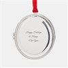 Product Thumbnail Silver Beaded Oval Locket Ornament